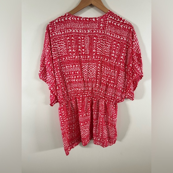 Victorias Secret kimono robe red hearts one size - Picture 2 of 7